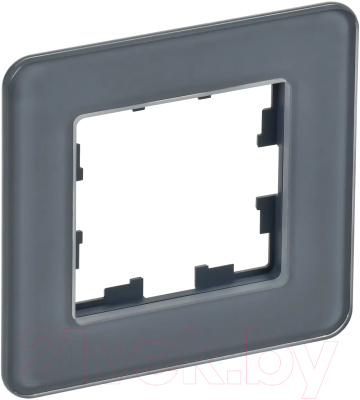 Рамка для выключателей и розеток IEK Brite BR-M12-G-41-K53 - фото