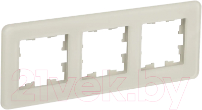 Рамка для выключателей и розеток IEK Brite BR-M32-G-41-K98 - фото
