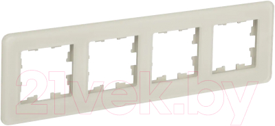 Рамка для выключателей и розеток IEK Brite BR-M42-G-41-K98 - фото