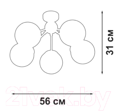 Люстра Vitaluce V3772-8/5PL
