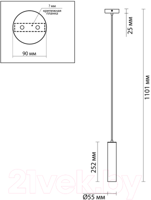 Потолочный светильник Odeon Light Corse 3872/1L