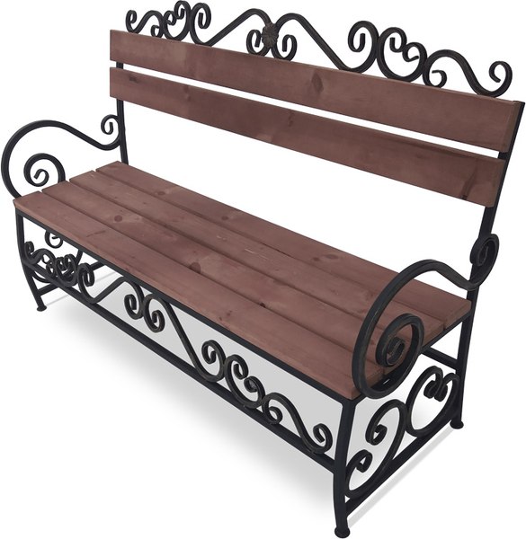 Скамья садовая СтальСнабДизайн ЛК-3СП