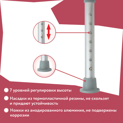 Стул для ванной Brabix 532620