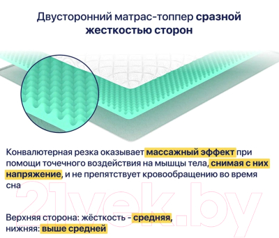 Наматрасник ортопедический Luna Rest 140x190