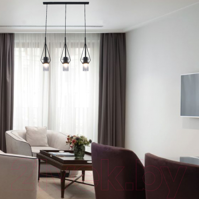 Потолочный светильник Элетех Вираж 231 НСБ 01-3x60-175 Е27 / 1005405278 (черный)