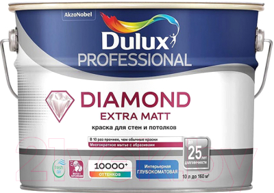 Краска Dulux Professional Diamond Extra Matt - фото