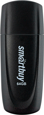USB flash накопитель SmartBuy Scout Black 64GB (SB064GB2SCK) - фото