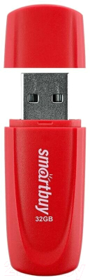 Usb flash накопитель SmartBuy Scout Red 32GB (SB032GB2SCR)