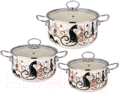 Набор кастрюль Agness 934-715 - фото