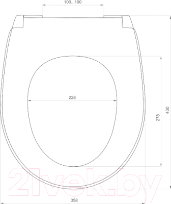 Сиденье для унитаза АВН SD 15ms (с микролифтом)