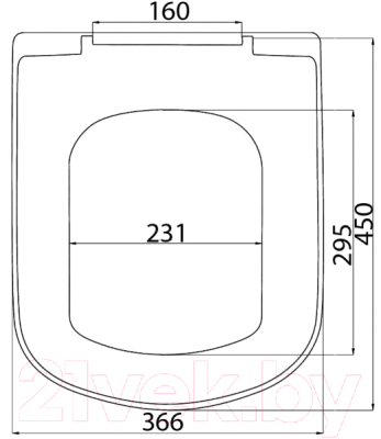 Сиденье для унитаза АВН SD 11m (с микролифтом)