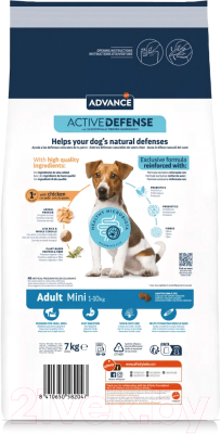 Сухой корм для собак Advance Mini Adult Chicken & Rice