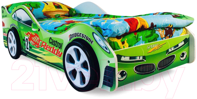 Стилизованная кровать детская Бельмарко Вихрь / 503 - фото