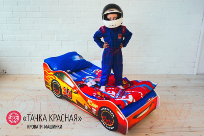 Стилизованная кровать детская Бельмарко Тачка / 512