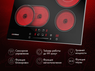 Электрическая варочная панель Endever Skyline DP-64 (черный)