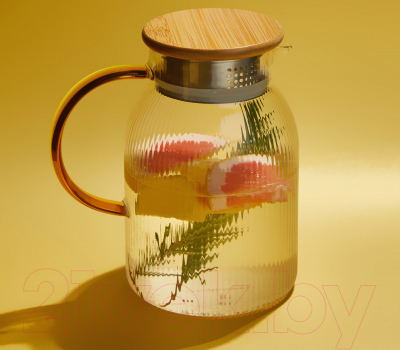 Чайный набор Makkua Ribbed Glassware RT1200 + RC300