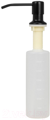 Мойка кухонная Arfeka Eco AR 50x50 + CL AR + DS AR (Black Decor PVD Nano, с дозатором и коландером)