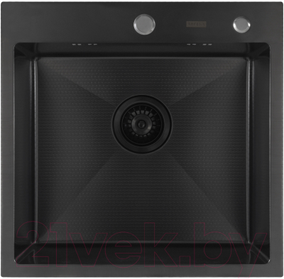 Мойка кухонная Arfeka Eco AR PVD Nano Decor 50x50 - фото