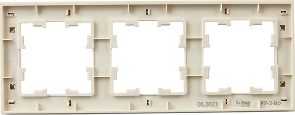 Рамка для выключателей и розеток IEK Brite BR-M32-51-K10
