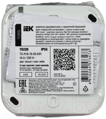 Розетка IEK Tors TS-R16-16-55-K41