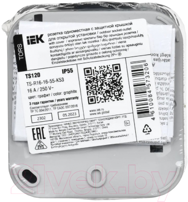 Розетка IEK Tors TS-R16-16-55-K53
