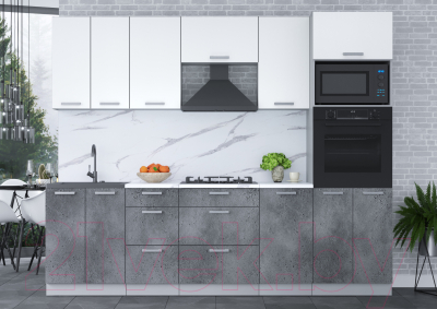 Кухонный гарнитур Интерлиния Мила Лайт 2.6 ВТ