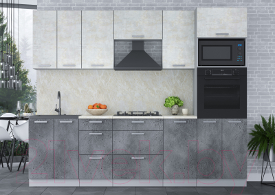 Кухонный гарнитур Интерлиния Мила Лайт 2.6 ВТ