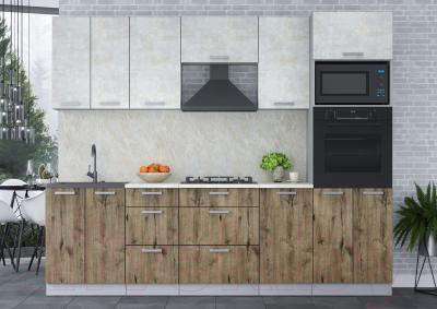 Кухонный гарнитур Интерлиния Мила Лайт 2.6 ВТ