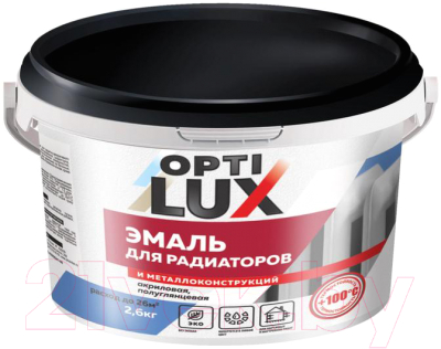 Эмаль Оптилюкс Для радиаторов акриловая - фото