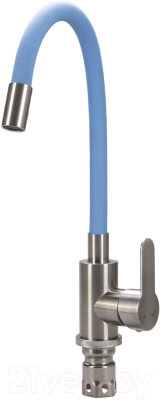 Смеситель Ekko EM7180-4 (синий/сатин) - фото