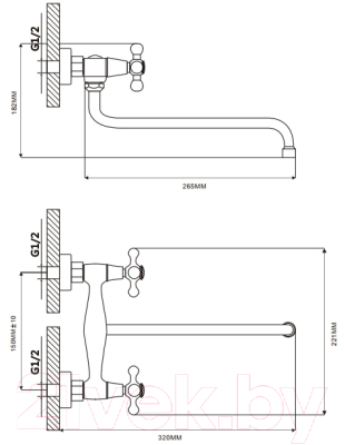 Смеситель Ekko EM4619