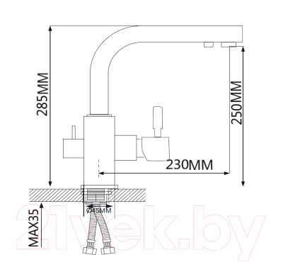 Смеситель Ekko EM4352-7