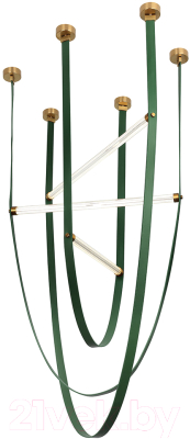 Потолочный светильник Kinklight Ровекс 07686-120+140+150.07 (зеленый) - фото