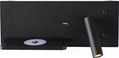 Бра Kinklight Норти 08075L.19 (левое, черный) - фото