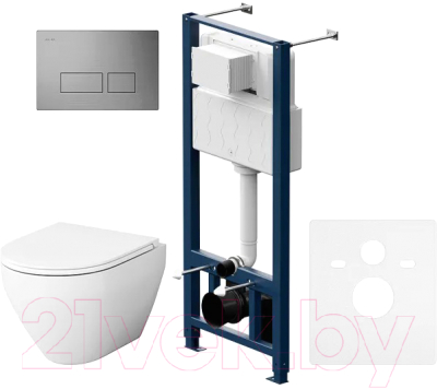 Унитаз подвесной с инсталляцией AM.PM IS47031.701700 - фото