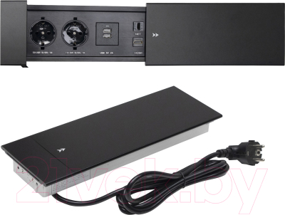 Блок розеточный AKS Hollander выдвижной 