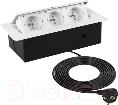 Блок розеточный AKS Nova выдвижной - фото