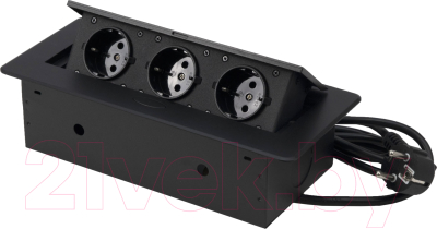 Блок розеточный AKS Nova выдвижной - фото