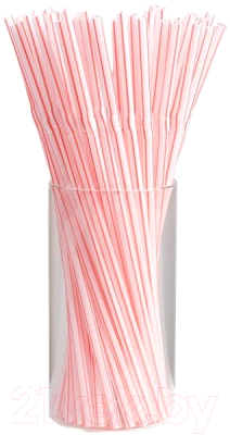 Набор одноразовых трубочек Паксервис Гофрированная 210мм / 287290