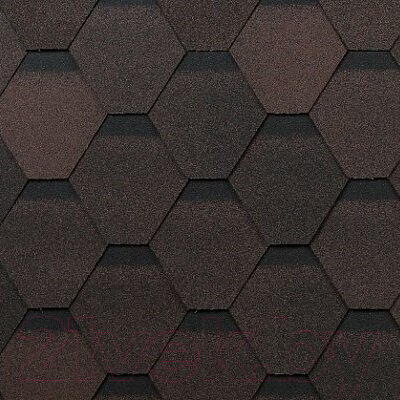 Черепица Технониколь Соната Коричневый 6S4X21-0702RUS - фото