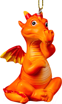 Елочная игрушка Erich Krause Decor. Дракон мечтательный / 59088 - фото