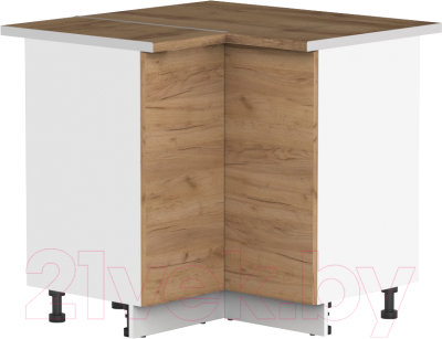 Шкаф под мойку Интермебель Микс Топ ШСРУМ 850-29-900 (дуб крафт золотой/дуб флагстаф темный) - фото