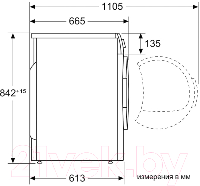 Сушильная машина Bosch WTH85V3FPL