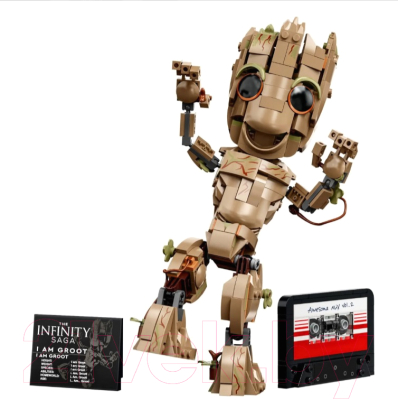 Конструктор King Я есть Грут / 66017