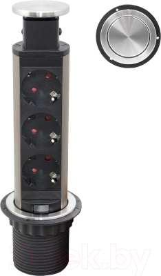 Блок розеточный AKS Nova Vulcan выдвижной