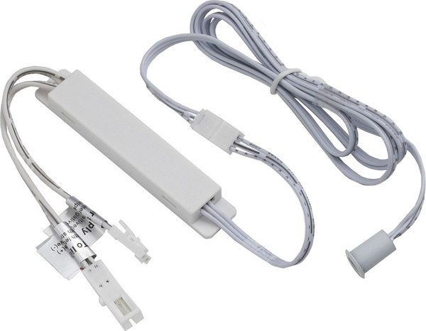 Выключатель для светодиодной ленты AKS Бесконтактный для шкафов накладной/врезной D8мм - фото