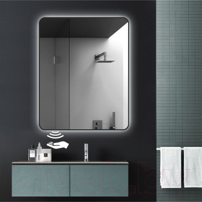 Зеркало Алмаз-Люкс Hanoi Black 10080d2-6 (с подсветкой)