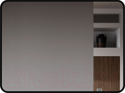 Зеркало Алмаз-Люкс Hanoi Blaсk 8060d2-6 (с подсветкой) - фото