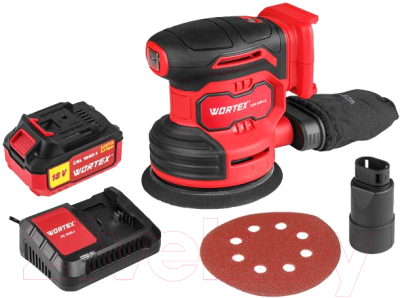 Эксцентриковая шлифовальная машина Wortex COS 1218-1 E (1333436) - фото