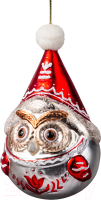 Елочная игрушка Erich Krause Decor. Сова - мотивы Карелии / 59378 - фото